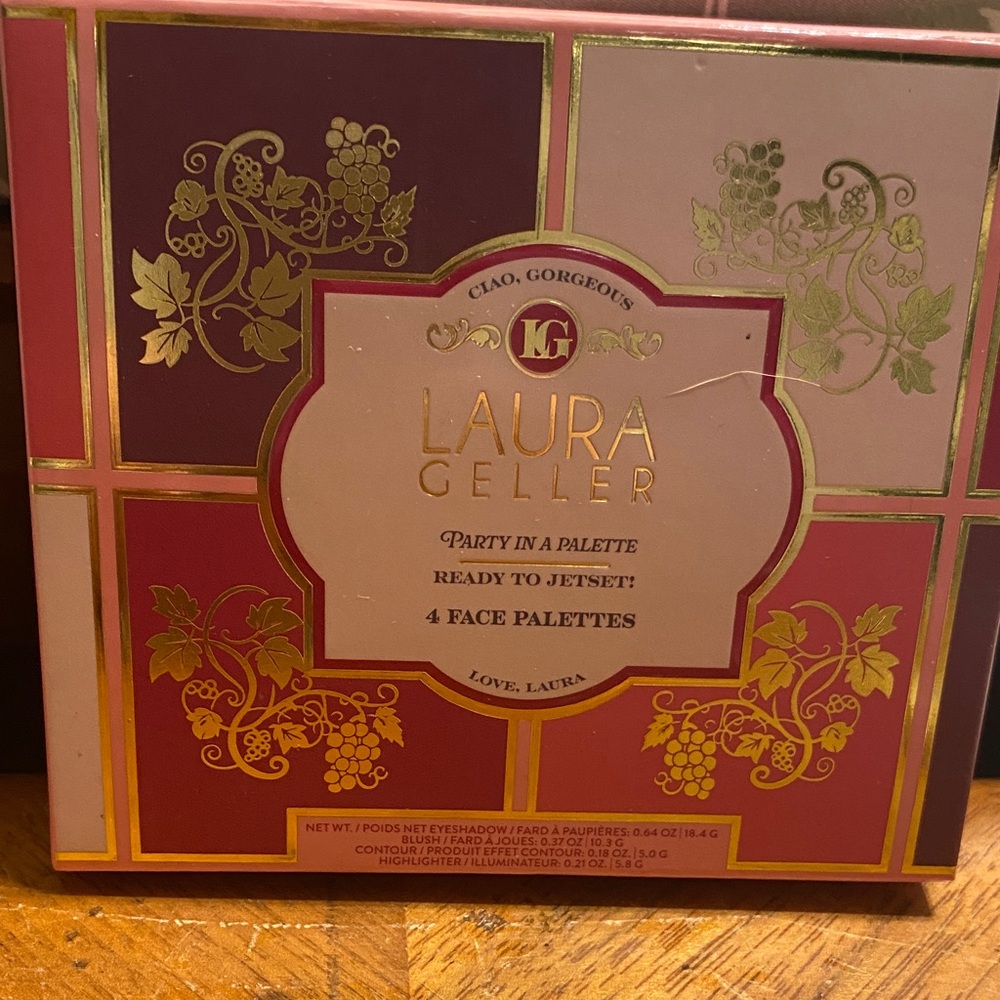 Laura Geller Party in a Palette Set - Gold and Pink